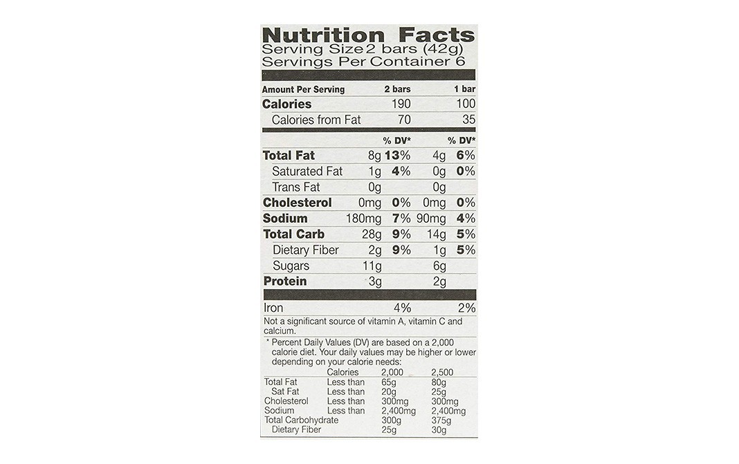 Nature Valley Crunchy Granola Bars. Roasted Almonds   Box  253 grams